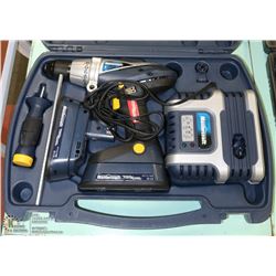 MASTERCRAFT 18 VOLT DRILL WITH EXTRA BATTERY