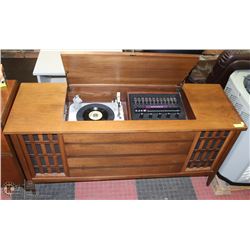 CLAIRTONE TURNTABLE CABINET - WORKS 19X58X28