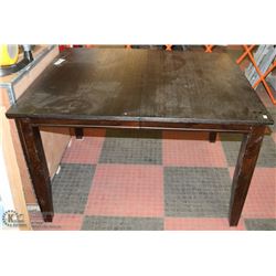 WOOD TONE KITCHEN TABLE