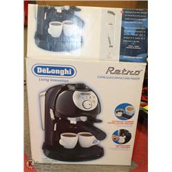 DELONGHI RETRO ESPRESSO CAPPUCCINO MACHINE