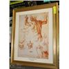 Image 1 : MICHELANGELO FRAMED PICTURE