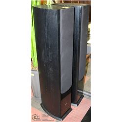 2 SOUND STAGE TALL AUDIO SPEAKERS