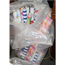 BAG OF ASSORTED WRAPPING PAPER