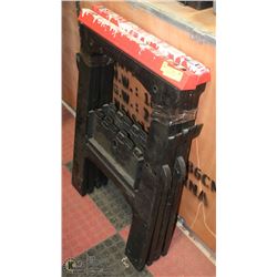 2 FOLDING SAW HORSES