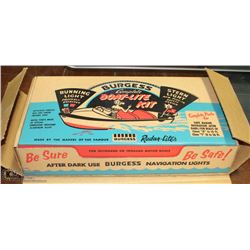UNOPENED VINTAGE 1950'S BURGESS COMPLETE BOAT