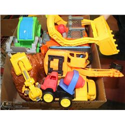 FLAT OF KIDS CONSTRUCTION TOYS