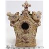 Image 1 : 10" CERAMIC HANGING BIRDHOUSE