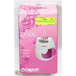 DIVA WOMENS COMPACT EPILATOR