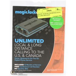 MAGIC JACK GO UNLIMITED LOCAL & LONG DISTANCE