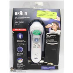BRAUN NO TOUCH AND FOREHEAD THERMOMETER