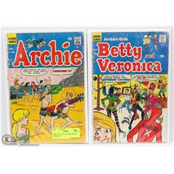 PAIR OF 12 CENT ARCHIE COMICS FROM 1968