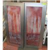 Image 1 : PAIR OF SILVER TONE FRAMED PICTURES