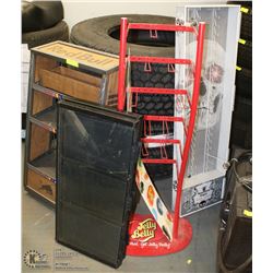 LOT OF STORE DISPLAYS