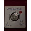 Image 1 : England 3 Pence 1919