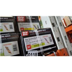 3 CASES OF 2 INCH COLLATED FRAMING NAILS