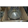 Image 1 : GLASS HANGING LIGHT FIXTURE