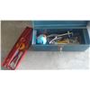 Image 1 : BLUE METAL TOOLBOX WITH CONTENTS
