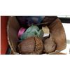 Image 2 : BOX OF LIGHTING ETC AND BOX OF GARDEN FIGURES