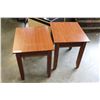 Image 2 : TWO MODERN ENDTABLES