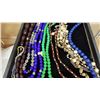 Image 2 : TRAY OF HAND MADE BEADED NECKLACES