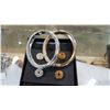 Image 2 : TWO NEW RHINESTONE BANGLES AND EARRINGS