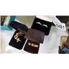 Image 1 : THREE CASES OF ESTATE JEWELLRY RINGS PENDANT AND EARRINGS