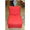 Image 2 : RED UPHOLSTERED CHAIR