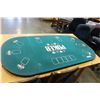 Image 1 : QUAD FOLD TABLE TOP POKER FELT MAT