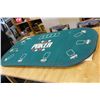 Image 2 : QUAD FOLD TABLE TOP POKER FELT MAT