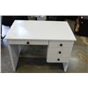 Image 1 : WHITE 4 DRAWER DESK