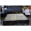 Image 1 : COASTER MODERN KINGSIZE BEDFRAME WITH STORAGE