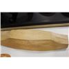 Image 2 : CARVED WOOD FEAST BOWL AND MASKS