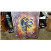 Image 1 : LARGE FRAMED BATIK INDONESIAN CLOTH ART