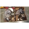 Image 1 : TWO TRAYS OF SILVER PLATE