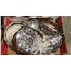 Image 2 : TWO TRAYS OF SILVER PLATE