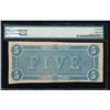Image 2 : 1864 $5 Confederate State of American Note PMG 58