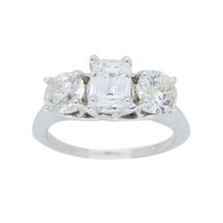 14KT White Gold 1.85ctw Diamond Ring