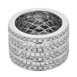 18KT White Gold 5.15ctw Diamond Ring