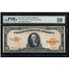 Image 1 : 1922 $10 Gold Certificate PMG 30