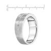 Image 2 : 14KT White Gold 0.64ctw Diamond Wedding Band