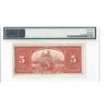 Image 2 : 1935 $5 Bank of Canada Note PMG 63