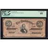 Image 1 : 1864 $50 Confederate States of America PCGS 40