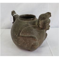 Mayan Effigy Monkey Pot