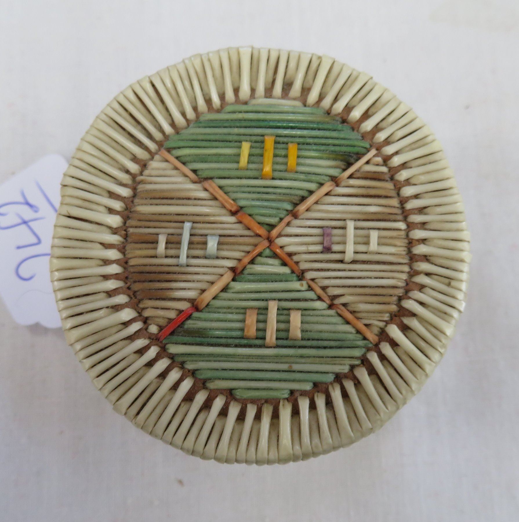 Birch Bark & Porcupine Quill Basket