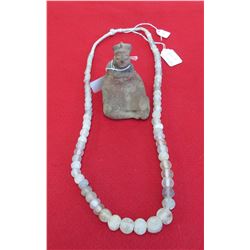 Pre-Columbian Necklace & Figure