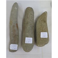 3 Chumash Pestles