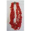 Image 1 : 5-Strand Coral Necklace