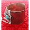 Image 7 : Navajo Sterling Silver & Turquoise Cuff