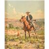 Image 2 : "Texas Ranger" Pastel Painting by David Sanders