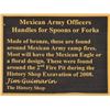 Image 3 : Alamo Battleground Mexican Army Officers Spoons